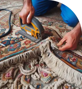 رفو فرش و ریشه زنی در جنت اباد